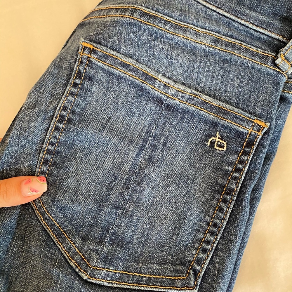 Rag & Bone High Rise Ankle Skinny Jeans - Picture 7 of 7